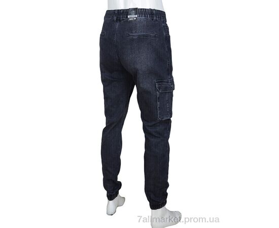 Джинси чоловічі Весна/осінь 8810 d.grey (8 шт. р.сітка29-38) "Baron" недорого оптом від прямого постачальника, зображення 2