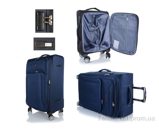 Фотография Чемодан XL103-2 blue 78*47.5*32 см, "HOROSO HOME" недорого оптом от прямого поставщика, изображение 2