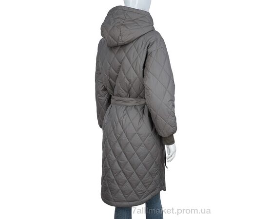 Фотография Пальто женское Весна/осень 9105 d.grey (5 шт. р.сетка S-2XL) "Hope" недорого оптом от прямого поставщика, изображение 2