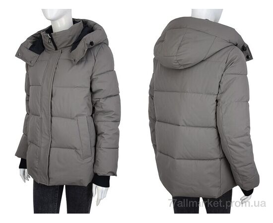 Куртка женская Зима 9033 grey (5 шт. р.сетка 48-56) "Hope" недорого оптом от прямого поставщика, изображение 3 Фотография Куртка женская Зима 9033 grey (5 шт. р.сетка 48-56) "Hope" недорого оптом от прямого поставщика, изображение 3