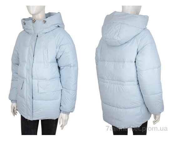 Куртка женская Зима 620 sky blue (4 шт. р.сетка S-2XL) "Hope" недорого оптом от прямого поставщика, изображение 3 Фотография Куртка женская Зима 620 sky blue (4 шт. р.сетка S-2XL) "Hope" недорого оптом от прямого поставщика, изображение 3