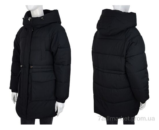 Куртка женская Зима 9029 black (4 шт. р.сетка S-XL) "Hope" недорого оптом от прямого поставщика, изображение 3 Фотография Куртка женская Зима 9029 black (4 шт. р.сетка S-XL) "Hope" недорого оптом от прямого поставщика, изображение 3