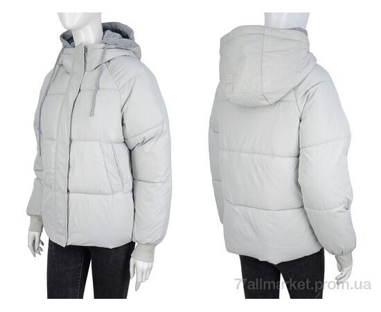 Куртка женская Зима 2335 grey (4 шт. р.сетка M-2XL) "Hope" недорого оптом от прямого поставщика, изображение 3 Фотография Куртка женская Зима 2335 grey (4 шт. р.сетка M-2XL) "Hope" недорого оптом от прямого поставщика, изображение 3