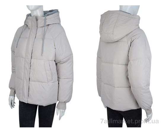 Куртка женская Зима 2335 d.beige (4 шт. р.сетка M-2XL) "Hope" недорого оптом от прямого поставщика, изображение 3 Фотография Куртка женская Зима 2335 d.beige (4 шт. р.сетка M-2XL) "Hope" недорого оптом от прямого поставщика, изображение 3