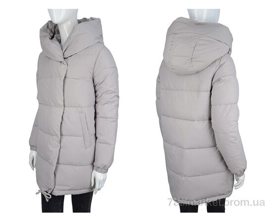Куртка женская Зима 7812 grey (4 шт. р.сетка S-XL) "Hope" недорого оптом от прямого поставщика, изображение 3 Фотография Куртка женская Зима 7812 grey (4 шт. р.сетка S-XL) "Hope" недорого оптом от прямого поставщика, изображение 3