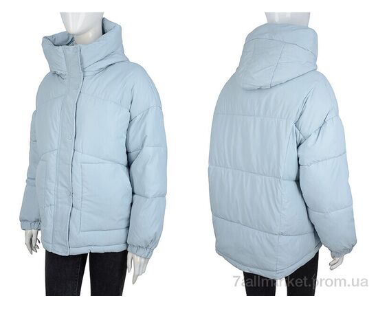 Куртка жіноча Зима 2871 l.blue (4 шт. р.сіткаM-2XL) "Hope" недорого оптом від прямого постачальника, зображення 3