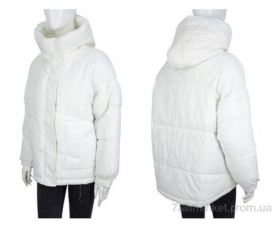 Куртка женская Зима 2871 white (4 шт. р.сетка M-2XL) "Hope" недорого оптом от прямого поставщика, изображение 3 Фотография Куртка женская Зима 2871 white (4 шт. р.сетка M-2XL) "Hope" недорого оптом от прямого поставщика, изображение 3