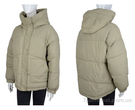 Куртка жіноча Зима 2871 khaki (4 шт. р.сіткаM-2XL) "Hope" недорого оптом від прямого постачальника, зображення 3