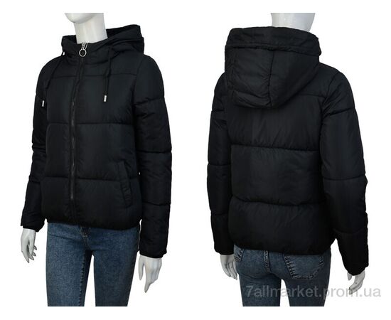 Куртка женская Весна/осень 979 black (5 шт. р.сетка M-3XL) "Hope" недорого оптом от прямого поставщика, изображение 3 Фотография Куртка женская Весна/осень 979 black (5 шт. р.сетка M-3XL) "Hope" недорого оптом от прямого поставщика, изображение 3