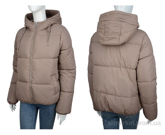 Куртка женская Весна/осень 8265 brown (5 шт. р.сетка 50-58) "Hope" недорого оптом от прямого поставщика, изображение 3 Фотография Куртка женская Весна/осень 8265 brown (5 шт. р.сетка 50-58) "Hope" недорого оптом от прямого поставщика, изображение 3