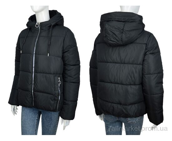 Куртка женская Весна/осень 99999 black (5 шт. р.сетка 50-58) "Hope" недорого оптом от прямого поставщика, изображение 3 Фотография Куртка женская Весна/осень 99999 black (5 шт. р.сетка 50-58) "Hope" недорого оптом от прямого поставщика, изображение 3