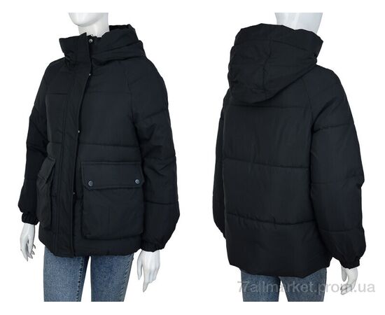 Куртка жіноча Зима 755 black (5 шт. р.сіткаM-2XL) "Turn Hug" недорого оптом від прямого постачальника, зображення 3 Куртка жіноча Зима 755 black (5 шт. р.сіткаM-2XL) "Turn Hug" недорого оптом від прямого постачальника, зображення 3