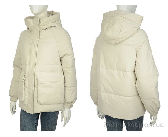 Фотография Куртка женская Зима 755 white (5 шт. р.сетка M-2XL) "Turn Hug" недорого оптом от прямого поставщика, изображение 3