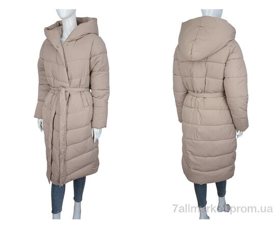 Пальто жіноче Зима 2428 d.beige (5 шт. р.сіткаM-2XL) "Turn Hug" недорого оптом від прямого постачальника, зображення 3 Пальто жіноче Зима 2428 d.beige (5 шт. р.сіткаM-2XL) "Turn Hug" недорого оптом від прямого постачальника, зображення 3
