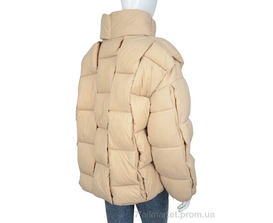 Фотография Куртка женская Весна/осень 1883 beige (5 шт. р.сетка M-2XL) "Turn Hug" недорого оптом от прямого поставщика, изображение 2