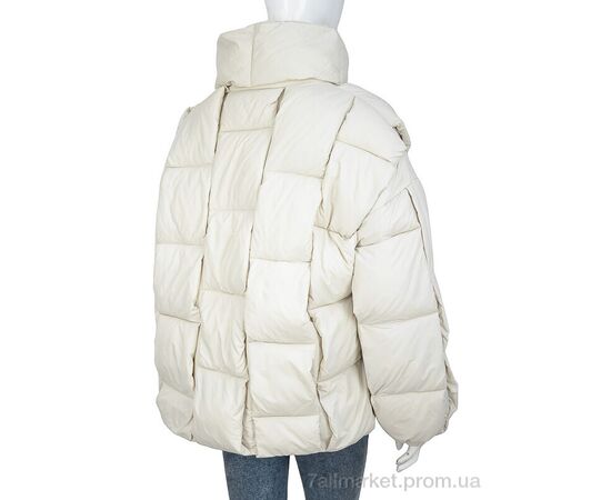 Фотография Куртка женская Весна/осень 1883 white (5 шт. р.сетка M-2XL) "Turn Hug" недорого оптом от прямого поставщика, изображение 2