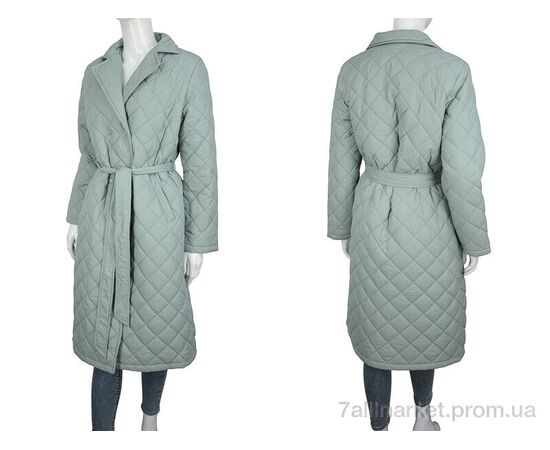 Пальто жіноче Весна/осінь 1108-1 green (4 шт. р.сітка50-58) "Turn Hug" недорого оптом від прямого постачальника, зображення 3 Пальто жіноче Весна/осінь 1108-1 green (4 шт. р.сітка50-58) "Turn Hug" недорого оптом від прямого постачальника, зображення 3