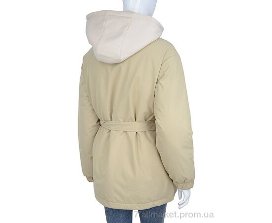 Куртка жіноча Зима 8812 d.beige (5 шт. р.сіткаM-2XL) "Turn Hug" недорого оптом від прямого постачальника, зображення 2 Куртка жіноча Зима 8812 d.beige (5 шт. р.сіткаM-2XL) "Turn Hug" недорого оптом від прямого постачальника, зображення 2