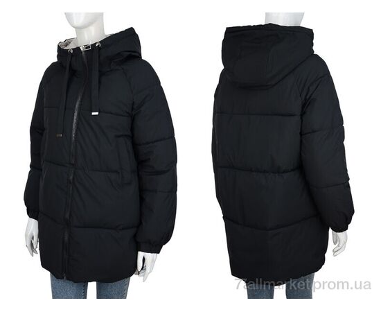 Куртка жіноча Зима 2418 black (5 шт. р.сіткаM-2XL) "Turn Hug" недорого оптом від прямого постачальника, зображення 3 Куртка жіноча Зима 2418 black (5 шт. р.сіткаM-2XL) "Turn Hug" недорого оптом від прямого постачальника, зображення 3