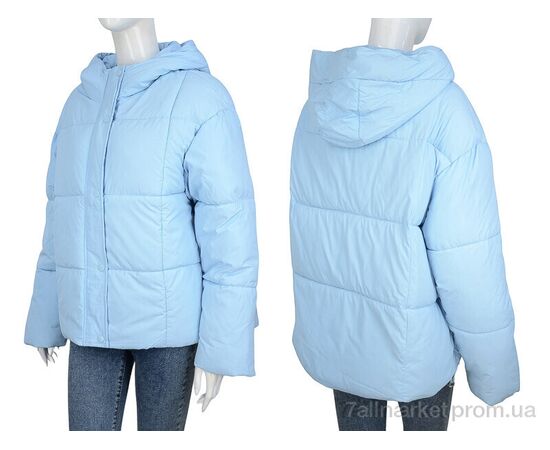 Куртка жіноча Зима 23107 l.blue (6 шт. р.сіткаM-2XL) "Turn Hug" недорого оптом від прямого постачальника, зображення 3 Куртка жіноча Зима 23107 l.blue (6 шт. р.сіткаM-2XL) "Turn Hug" недорого оптом від прямого постачальника, зображення 3