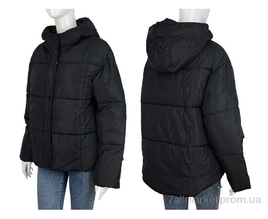 Куртка жіноча Зима 23107 black (6 шт. р.сіткаM-2XL) "Turn Hug" недорого оптом від прямого постачальника, зображення 3 Куртка жіноча Зима 23107 black (6 шт. р.сіткаM-2XL) "Turn Hug" недорого оптом від прямого постачальника, зображення 3