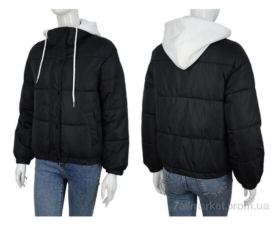 Куртка женская Весна/осень 270 black (6 шт. р.сетка M-2XL) "Turn Hug" недорого оптом от прямого поставщика, изображение 3 Фотография Куртка женская Весна/осень 270 black (6 шт. р.сетка M-2XL) "Turn Hug" недорого оптом от прямого поставщика, изображение 3