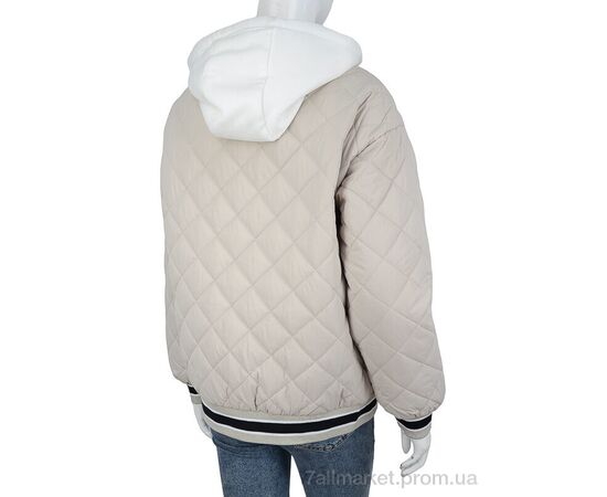 Куртка женская Весна/осень 6218 beige (5 шт. р.сетка M-2XL) "Turn Hug" недорого оптом от прямого поставщика, изображение 2 Фотография Куртка женская Весна/осень 6218 beige (5 шт. р.сетка M-2XL) "Turn Hug" недорого оптом от прямого поставщика, изображение 2