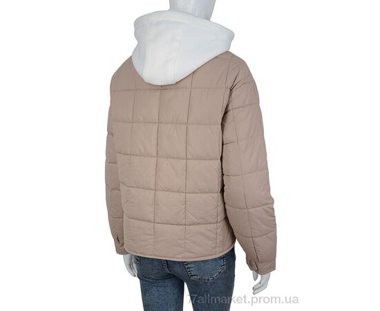 Фотография Куртка женская Весна/осень 6211-1 d.beige (6 шт. р.сетка M-2XL) "Turn Hug" недорого оптом от прямого поставщика, изображение 2