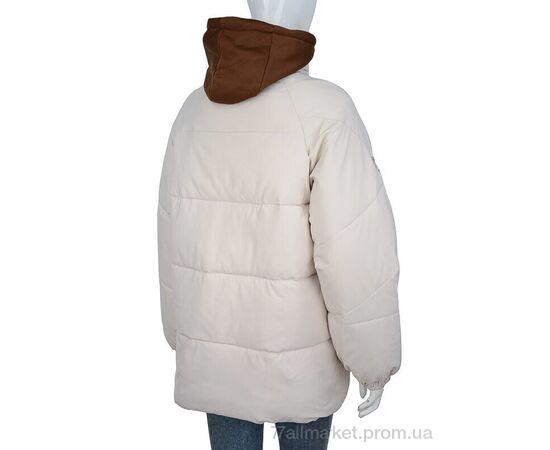 Фотография Куртка женская Весна/осень 8208 l.beige (5 шт. р.сетка M-2XL) "Turn Hug" недорого оптом от прямого поставщика, изображение 2