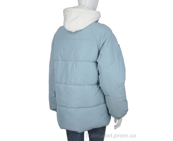 Фотография Куртка женская Весна/осень 8208 l.blue (5 шт. р.сетка M-2XL) "Turn Hug" недорого оптом от прямого поставщика, изображение 2