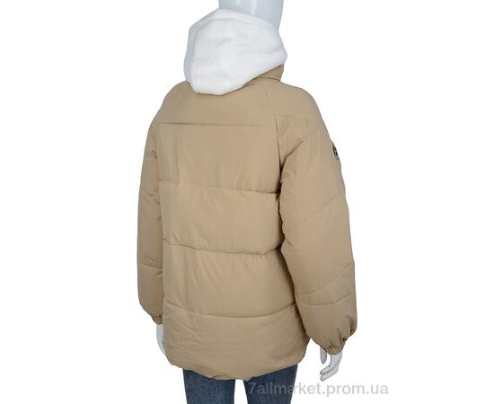 Фотография Куртка женская Весна/осень 8208 d.beige (5 шт. р.сетка M-2XL) "Turn Hug" недорого оптом от прямого поставщика, изображение 2