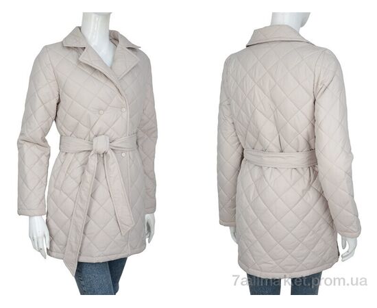 Фотография Куртка женская Весна/осень 1108-2 beige (5 шт. р.сетка M-2XL) "Turn Hug" недорого оптом от прямого поставщика, изображение 3