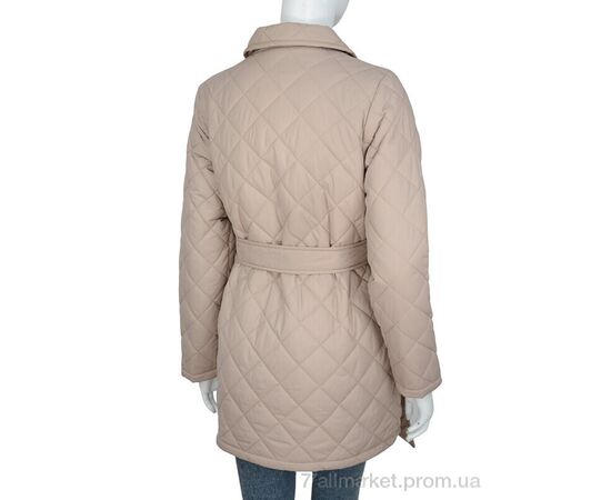 Фотография Куртка женская Весна/осень 1108-2 d.beige (5 шт. р.сетка M-2XL) "Turn Hug" недорого оптом от прямого поставщика, изображение 2