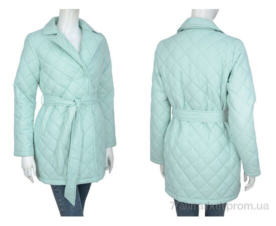 Фотография Куртка женская Весна/осень 1108-2 l.green (5 шт. р.сетка M-2XL) "Turn Hug" недорого оптом от прямого поставщика, изображение 3