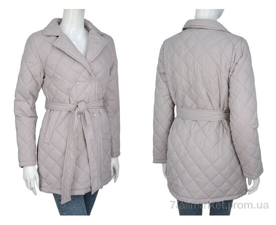 Фотография Куртка женская Весна/осень 1108-2 grey (5 шт. р.сетка M-2XL) "Turn Hug" недорого оптом от прямого поставщика, изображение 3