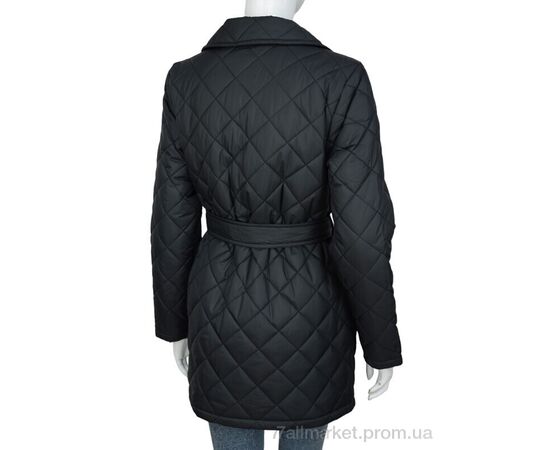 Фотография Куртка женская Весна/осень 1108-2 black (5 шт. р.сетка M-2XL) "Turn Hug" недорого оптом от прямого поставщика, изображение 2