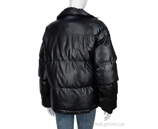 Фотография Куртка женская Зима 201 (06879) black (5 шт. р.сетка S-2XL) "Obuvok" недорого оптом от прямого поставщика, изображение 2