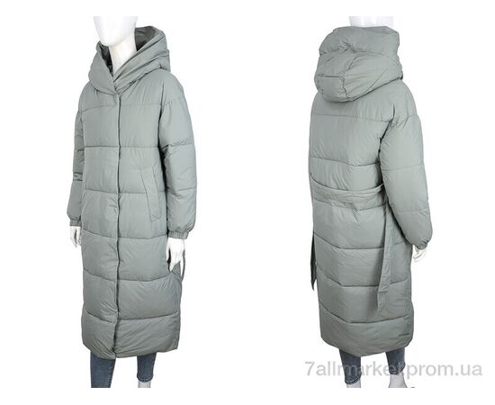 Пальто жіноче Зима 9068 green (5 шт. р.сіткаS-2XL) "Turn Hug" недорого оптом від прямого постачальника, зображення 3 Пальто жіноче Зима 9068 green (5 шт. р.сіткаS-2XL) "Turn Hug" недорого оптом від прямого постачальника, зображення 3