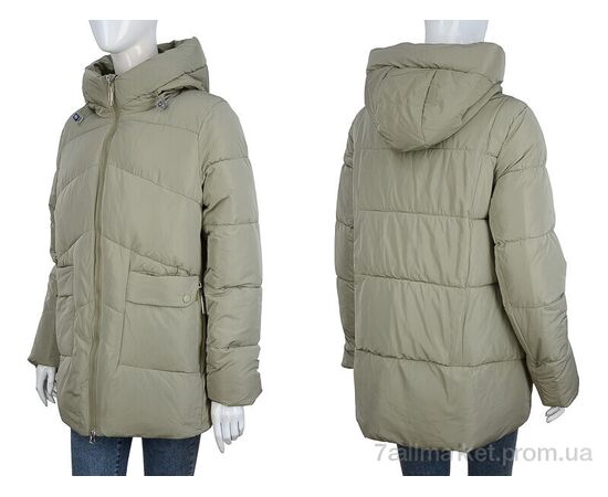 Куртка жіноча Зима 7805 green (5 шт. р.сітка48-58) "Turn Hug" недорого оптом від прямого постачальника, зображення 3