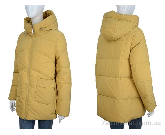 Куртка жіноча Зима 7805 yellow (5 шт. р.сітка48-58) "Turn Hug" недорого оптом від прямого постачальника, зображення 3