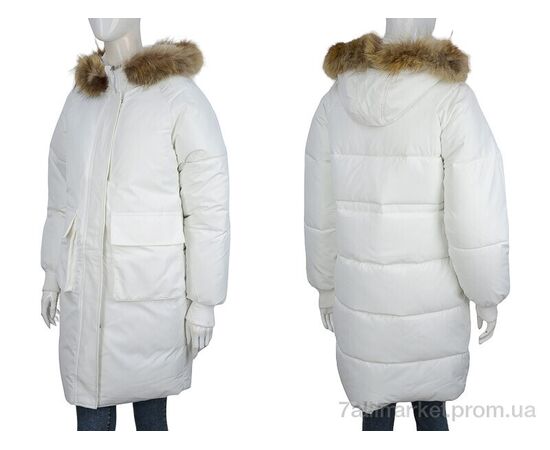 Пальто женское Зима 618 white (5 шт. р.сетка M-2XL) "Turn Hug" недорого оптом от прямого поставщика, изображение 3 Фотография Пальто женское Зима 618 white (5 шт. р.сетка M-2XL) "Turn Hug" недорого оптом от прямого поставщика, изображение 3