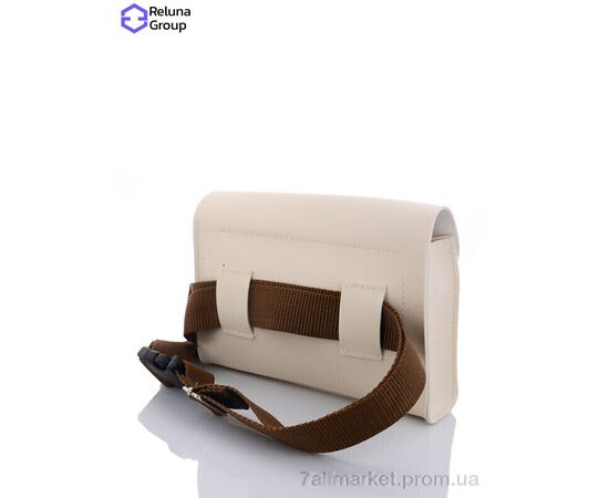 Жіноча сумка KT001-1 beige 12*19*5 см, "Reluna Group" недорого оптом від прямого постачальника, зображення 2