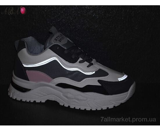 Кросівки жіночі модні Весна/осінь 23-60 (8 пар р.37-41) "Aba" недорого оптом від прямого постачальника, зображення 2