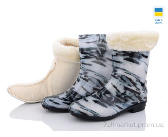 Фотография Резиновая обувь женская Весна/осень 2057-010-239 (8 пар р.36-41) "Мир" недорого оптом от прямого поставщика, изображение 2