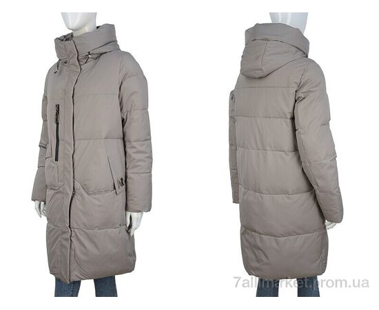 Пальто жіноче Зима 2322-02 d.beige (5 шт. р.сітка46-54) "П2П Design" недорого оптом від прямого постачальника, зображення 3 Пальто жіноче Зима 2322-02 d.beige (5 шт. р.сітка46-54) "П2П Design" недорого оптом від прямого постачальника, зображення 3