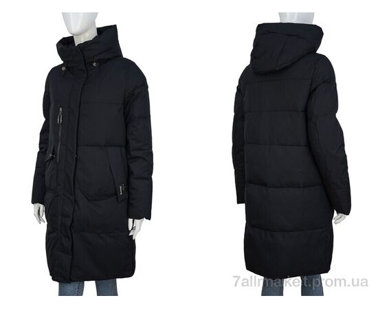 Пальто жіноче Зима 2322-01 black (5 шт. р.сітка46-54) "П2П Design" недорого оптом від прямого постачальника, зображення 3 Пальто жіноче Зима 2322-01 black (5 шт. р.сітка46-54) "П2П Design" недорого оптом від прямого постачальника, зображення 3