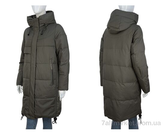 Пальто жіноче Зима 2323-04 khaki (5 шт. р.сітка46-54) "П2П Design" недорого оптом від прямого постачальника, зображення 3 Пальто жіноче Зима 2323-04 khaki (5 шт. р.сітка46-54) "П2П Design" недорого оптом від прямого постачальника, зображення 3