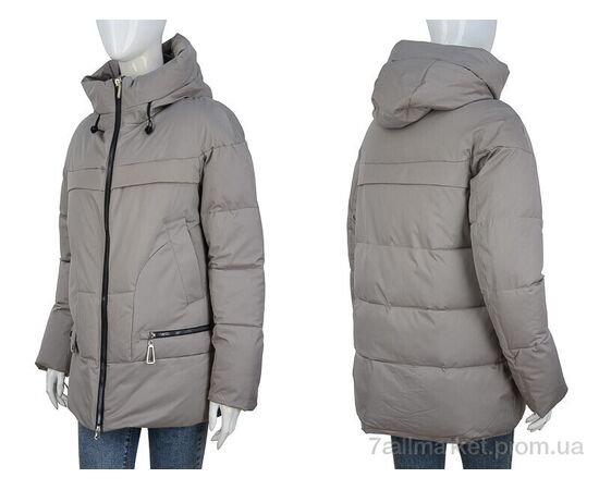 Куртка жіноча Зима 323-02 d.beige (5 шт. р.сітка46-54) "П2П Design" недорого оптом від прямого постачальника, зображення 3 Куртка жіноча Зима 323-02 d.beige (5 шт. р.сітка46-54) "П2П Design" недорого оптом від прямого постачальника, зображення 3