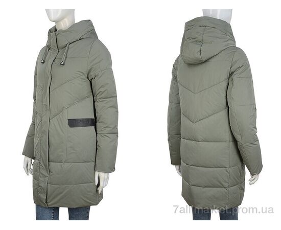 Куртка жіноча Зима 335-03 green (5 шт. р.сітка46-54) "П2П Design" недорого оптом від прямого постачальника, зображення 3 Куртка жіноча Зима 335-03 green (5 шт. р.сітка46-54) "П2П Design" недорого оптом від прямого постачальника, зображення 3