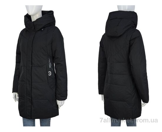 Куртка жіноча Зима 336-01 black (5 шт. р.сітка46-54) "П2П Design" недорого оптом від прямого постачальника, зображення 3 Куртка жіноча Зима 336-01 black (5 шт. р.сітка46-54) "П2П Design" недорого оптом від прямого постачальника, зображення 3